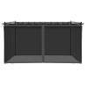 Gazebo with Mesh Walls Anthracite 4x3 m - Durable Outdoor Shelter