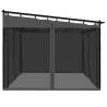 Gazebo with Mesh Walls Anthracite 4x3 m - Durable Outdoor Shelter