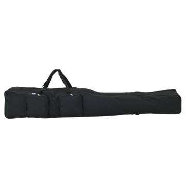 Fishing Rod Bag Black 150 cm - Durable Oxford Fabric