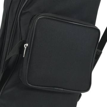 Fishing Rod Bag Black 150 cm - Durable Oxford Fabric