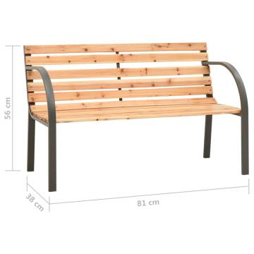 Children's Garden Bench - 81 cm Chinese Fir Wood | HipoMarket