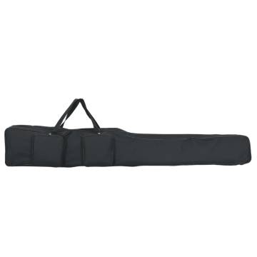 Fishing Rod Bag Black 160 cm Oxford Fabric - Hipomarket