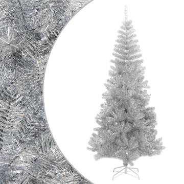 180 cm Silver Artificial Christmas Tree with Stand - HipoMarket