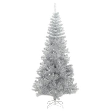 180 cm Silver Artificial Christmas Tree with Stand - HipoMarket