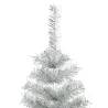 180 cm Silver Artificial Christmas Tree with Stand - HipoMarket