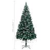 Artificial Christmas Tree with Pine Cones & Snow - 240 cm