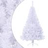  Artificial Half Christmas Tree with Stand White 150 cm PVC Colour white Size 150 x 95 cm Quantity in Package 1 Number of Branch Tips 