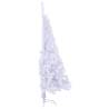 Artificial Half Christmas Tree 150 cm - White PVC | Hipomarket