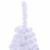 Artificial Half Christmas Tree 150 cm - White PVC | Hipomarket