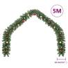 Christmas Garland with Baubles & LED Lights - 5m Decor