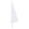 240 cm White Corner Artificial Christmas Tree | HipoMarket