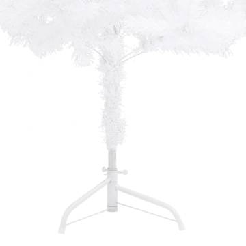 240 cm White Corner Artificial Christmas Tree | HipoMarket