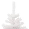 Swirl Pre-lit Christmas Tree with Pot White 120 cm PVC