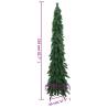 Pre-lit Artificial Christmas Tree 210 cm with 130 LEDs