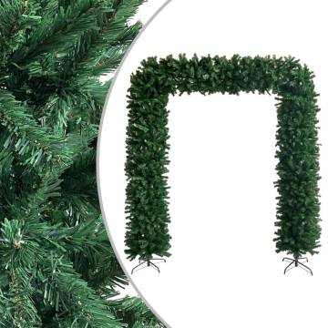 Elegant Christmas Tree Arch Green 240 cm - Festive Decor