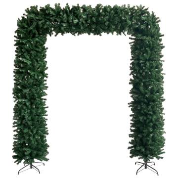 Elegant Christmas Tree Arch Green 240 cm - Festive Decor