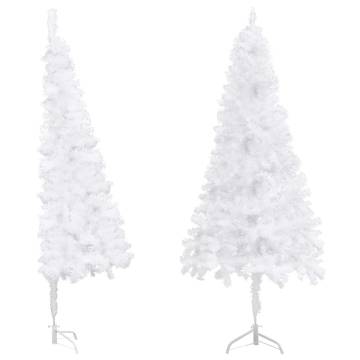 White Corner Artificial Christmas Tree 120cm - PVC