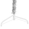 Slim Artificial Half Christmas Tree - 120 cm Silver | HipoMarket