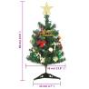 Mini Pre-lit Christmas Tree with 30 LEDs - 60 cm Green