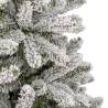 Artificial Hinged Christmas Tree with Flocked Snow - 210 cm