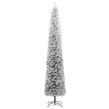 Slim 300 cm Christmas Tree with Snow Flocked Design | HipoMarket