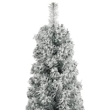 Slim 300 cm Christmas Tree with Snow Flocked Design | HipoMarket