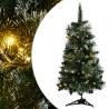  Artificial Pre-lit Christmas Tree with Stands Green 90 cm PVC Size 90 x 55 cm Quantity in Package 1 Number of Branch Tips Number of LEDs 