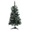 90 cm Pre-lit Artificial Christmas Tree - Green PVC