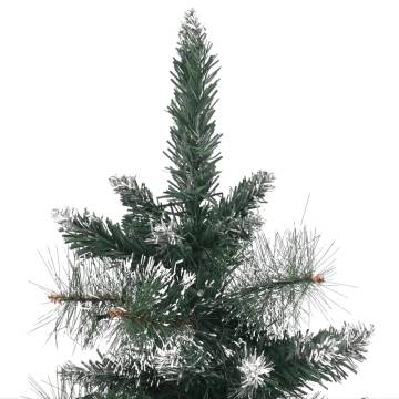 90 cm Pre-lit Artificial Christmas Tree - Green PVC