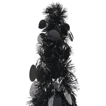 180cm Black Pop-up Artificial Christmas Tree - Hipo Market