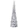  Pop-up Artificial Christmas Tree Silver 180 cm PET Colour silver Size 180 x 45 cm Quantity in Package 1 Number of Branch Tips 