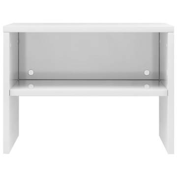 High Gloss White Bedside Cabinet | Elegant & Versatile Nightstand