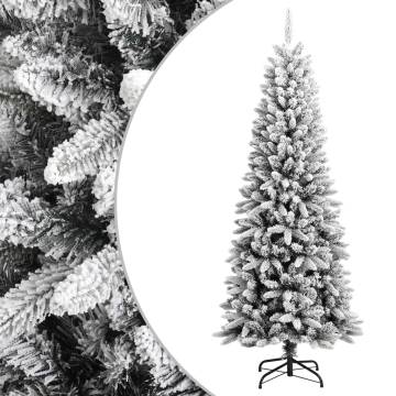 180 cm Flocked Snow Artificial Christmas Tree | HipoMarket UK