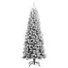 180 cm Flocked Snow Artificial Christmas Tree | HipoMarket UK