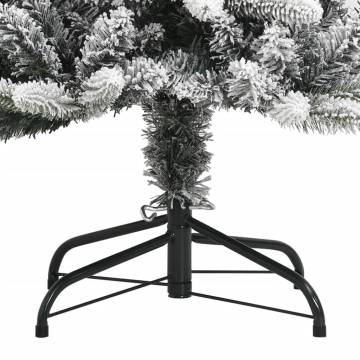 180 cm Flocked Snow Artificial Christmas Tree | HipoMarket UK