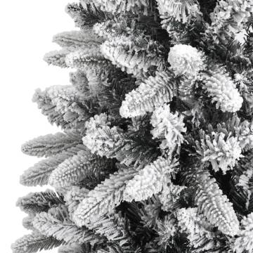 180 cm Flocked Snow Artificial Christmas Tree | HipoMarket UK