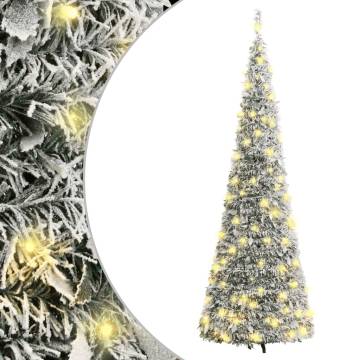 Artificial Christmas Tree with 50 LEDs - 120 cm Flocked Snow