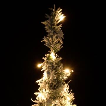 Artificial Christmas Tree with 50 LEDs - 120 cm Flocked Snow