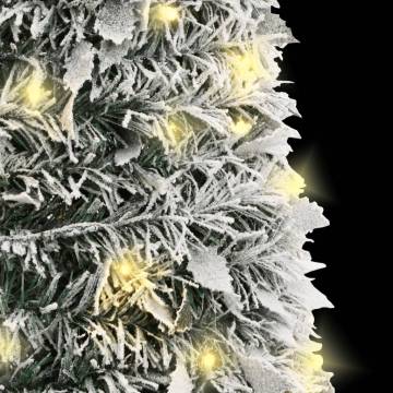 Artificial Christmas Tree with 50 LEDs - 120 cm Flocked Snow