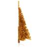 Gold Half Christmas Tree 180 cm - Artificial & Space-Saving