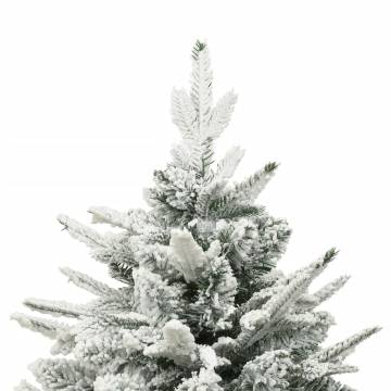 Flocked Snow Green Artificial Christmas Tree - 150 cm | Hipo Market