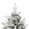 Flocked Snow Green Artificial Christmas Tree - 150 cm | Hipo Market