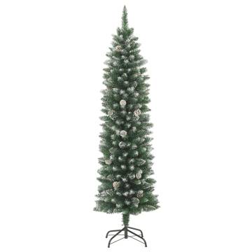 Artificial Slim Christmas Tree 150 cm with Stand - Hipomarket