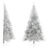  Artificial Half Christmas Tree with Stand Silver 240 cm PET Colour silver Size 240 x 125 cm Quantity in Package 1 Number of Branch Tips 