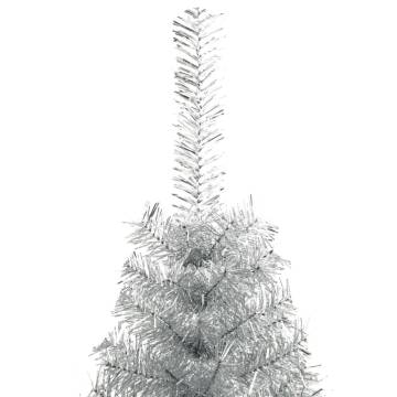 Artificial Half Christmas Tree 240 cm Silver - HipoMarket