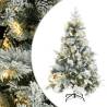  Pre-lit Christmas Tree with Flocked Snow&Cones 150 cm PVC&PE Size 150 x 80 cm Quantity in Package 1 Number of Branch Tips Number of LEDs 