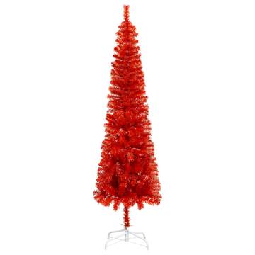 Slim Christmas Tree Red 150 cm - Perfect Holiday Centerpiece