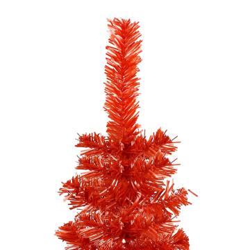 Slim Christmas Tree Red 150 cm - Perfect Holiday Centerpiece