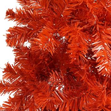 Slim Christmas Tree Red 150 cm - Perfect Holiday Centerpiece