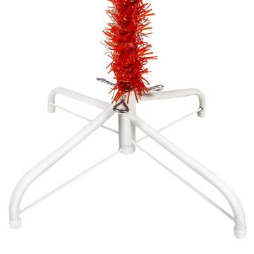 Slim Christmas Tree Red 150 cm - Perfect Holiday Centerpiece